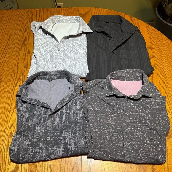 Lululemon Live in Practice Button Down Shirts Size XS Bundle of 4 - Picture 1 of 16
